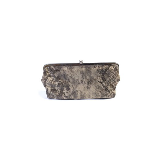 Beautiful Lauren Hobo Wallet Snakeprint Leather - Picture 1 of 6